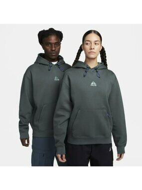 Nike ACG Therma-FIT Fleece Pullover Hoodie Men's Medium DH3087-338 Vintage Green